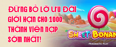 Siêu Thưởng Chào Mừng 100% promotion banner